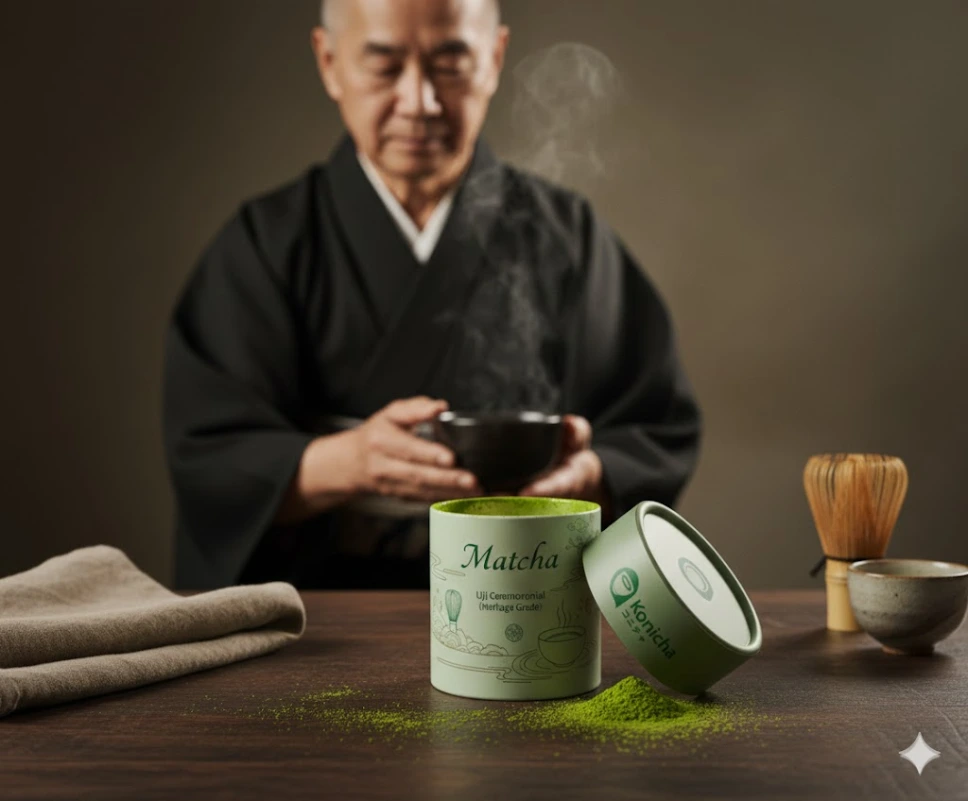 Premium Ceremonial Matcha (Flavour Fusion) (30g (30 Servings), Strawberry,)